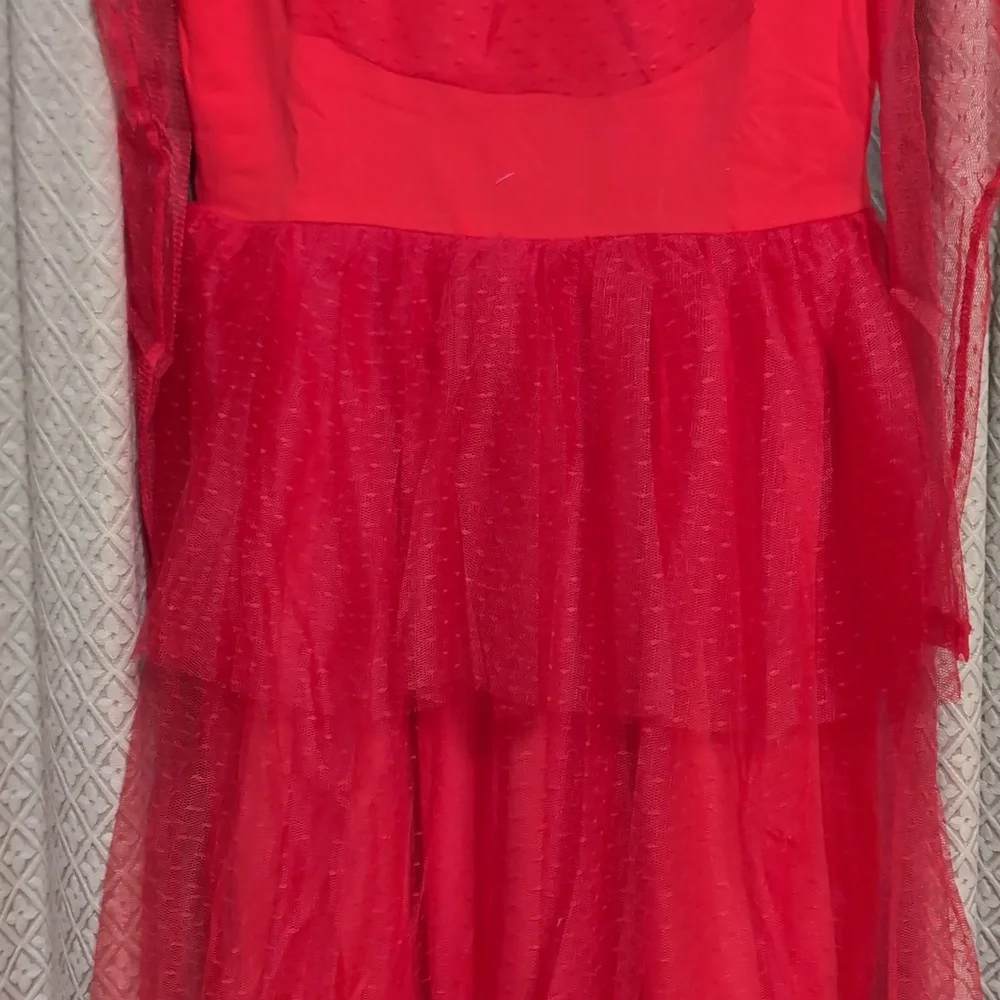 NWT Girl's Size Large Beetlejuice Lydia Deetz Wedding Dress Halloween Costume